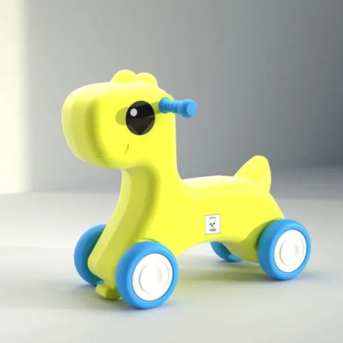 Lifelong Cuppy Horse Ride On for Kids 1+ Years|Sturdy & Round Edges Push Ride|Safe & Durable|Load Capacity 35kg|Indoor Outdoor Play Toy Vehicle for Boys & Girls (LLCHR01)