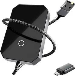 Lifelong 2-in-1 Wireless Car Play Adapter | Android Auto Wireless Adapter for car | Carplay Device for car | Supports 5.8GHz Wi-Fi & Bluetooth 5.4 | A