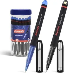 Reynolds R7 Roller Ball Pen (Pack of 10, Ink Color - Blue)