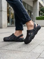 RED TAPE Men Clogs Sandal (Black , 6)