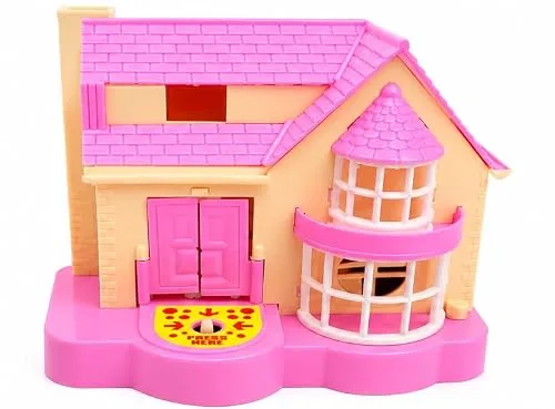 JoyLoot Puppy House Coin Bank Toy for Kids | Automatic Coin Eating Dog Money Saving Box | Wind-Up Interactive Piggy Bank | Educational Gift for Boys & Girls (Pink)