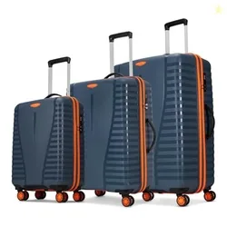 Aristocrat Airpro Max Set of 3 (S+M+L) Trolley Bags, Mojave Desert | 8-Wheels, Polypropylene Case, Spacious, Combination Lock, Sturdy Zipper, Lightwei