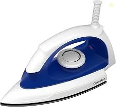 Crompton Glideo 1000 W Dry Iron with Non-Stick Soleplate, Unique Translucent Body, 360 Swivel Cord, 6 Fabric Settings, 2 Year Warranty, Iron Press