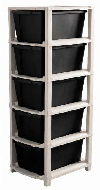 MAXTID 5 Layer Blue Modular Drawer Set for Daily Household Item O...more