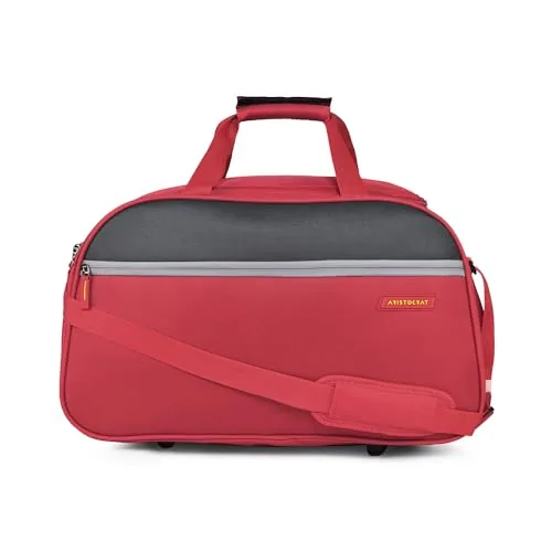 Aristocrat Enigma 52 Cm Polyester Softsided Cabin Size Duffle Bag - Red