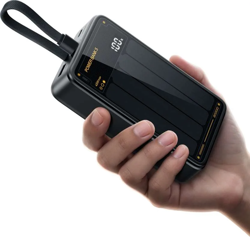 Realme Techlife Realfit 20000 mAh 45 W Compact Power Bank (Obsidi...more