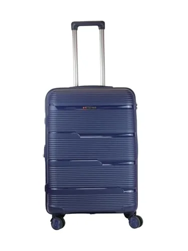 Ligo 65 Cm Medium Lightweight 8 Wheel Trolley Bag with Anti-Theft Zip | Premium Travel Luggage for Men & Women.