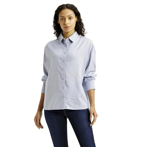 Levi's Women's Solid Relaxed Fit Shirt