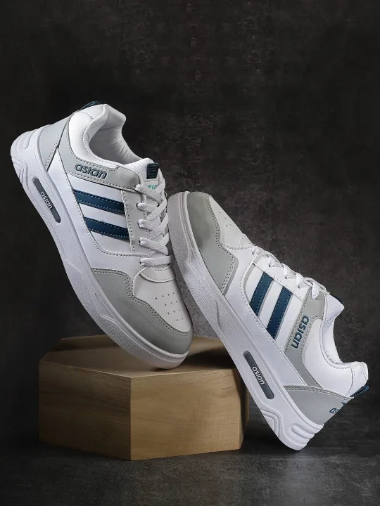 ASIAN Men Colourblocked Memory Foam Insole Sneakers