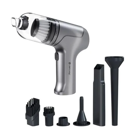 Lapcare 2-in-1 Wireless Vacuum Cleaner & Air Blower | 10kPA Suction, 4500PA Blowing Force, 60W Power | 4000 mAh Battery, HEPA Filter, for Car, Home & Pet Hair