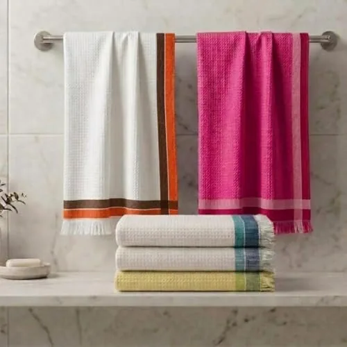Athom Living Cotton Bath Towel Pack of 5