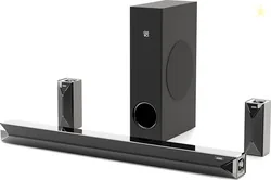 GOVO Gosurround 955 pro 320 W Bluetooth Soundbar (Platinum Black, 5.1 Channel)