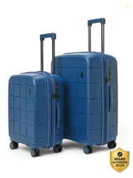 Mokobara The Hovercraft Expandable Luggage Set of 2 (Small 55cm | Medium 67cm) Expandable  Cabin & Check-in Set 8 Wheels - 26 inch