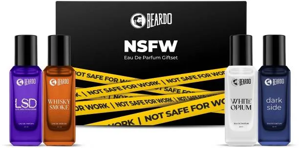 BEARDO NSFW Perfume Giftset For Men | Strong | Long Lasting | Fresh Fragrance Scent Eau de Parfum  -  80 ml (For Men)