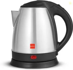 Cellocello Quick Boil - Lifestyle Electric Kettle (1.5 L, Silver & Black)