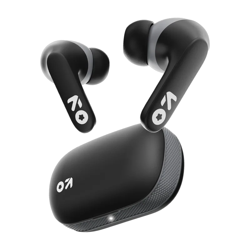 GoboultGOBOULT Y1 with Zen ENC Mic, 50H Battery, Fast Charging, Pro+ Calling Bluetooth Headset (Black, True Wireless)