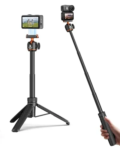 K&F Concept 25.6"/65cm Magnetic Quick Release Tripod for DJI Osmo Action 6