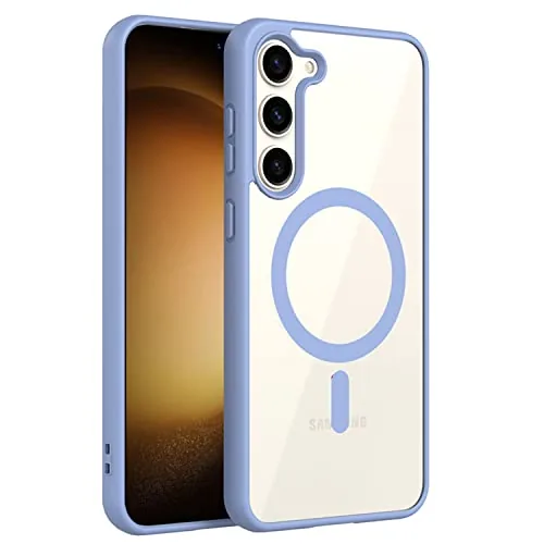 amazon basics Thermoplastic Polyurethane Back Case Cover for Samsung Galaxy S23 Plus 5G | Compatible for Samsung Galaxy S23 Plus 5G Back Case Cover | Scratch-Resistant Back Case Cover | Sierra Blue