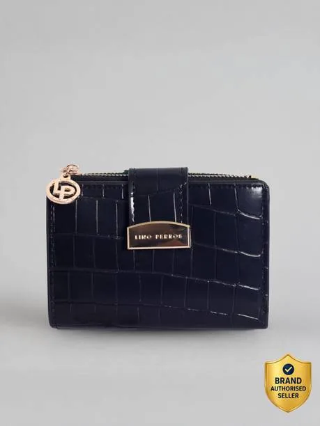 Women Casual Black Artificial Leather Wallet