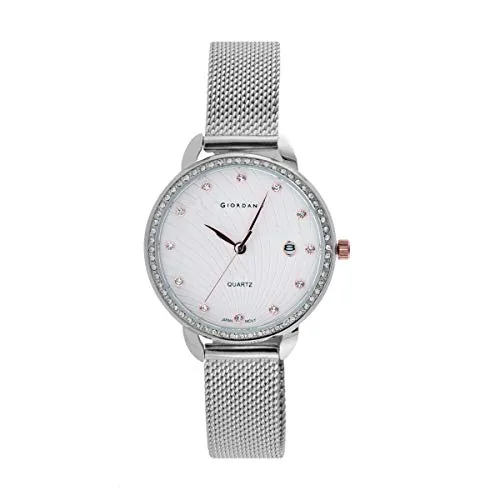 Giordano Analogue White Dial Women's Watch
