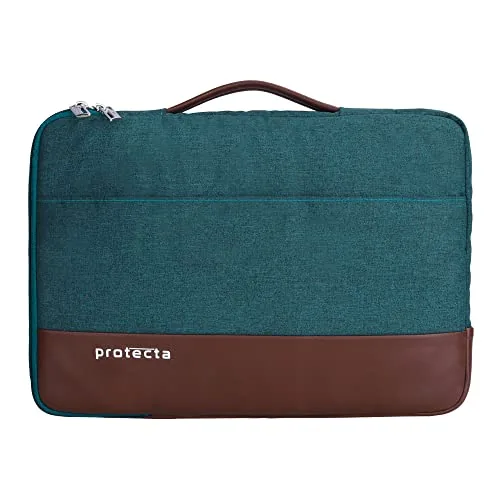 Protecta Lima 14.1 Inch 360˚ Protection Laptop Bag for Men & Women Ideal Hand Bag Laptop Sleeve for Office Use Compatible With Most Laptops with 14" Screen - (Moss Green)