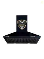 LIVPURE AIRIS-NEO-60 1000 CMH 60 cm Pyramid Shape 60 cm| 3 Layer Baffle Filter|Powerful suction | 5 Years Motor Warranty| Low Noise |LED Lamp | Push B