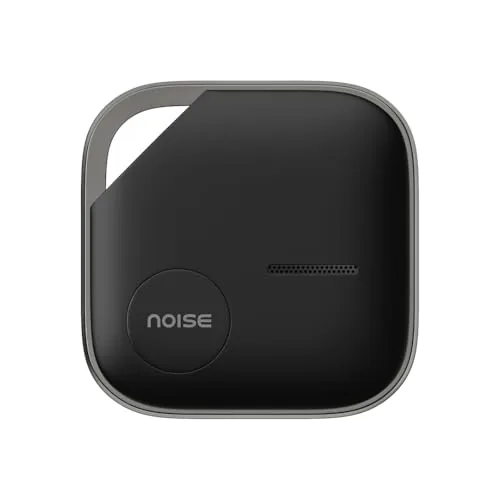 Noise Tag 1: Compatible with Android & iOS, No SIM Needed, Worldwide Tracking, 90dB Ring Volume, 30M Outdoor Range,1-Year Battery Life + Replacable Battery, Tracking for Keys, Wallets etc. (Charcoal)