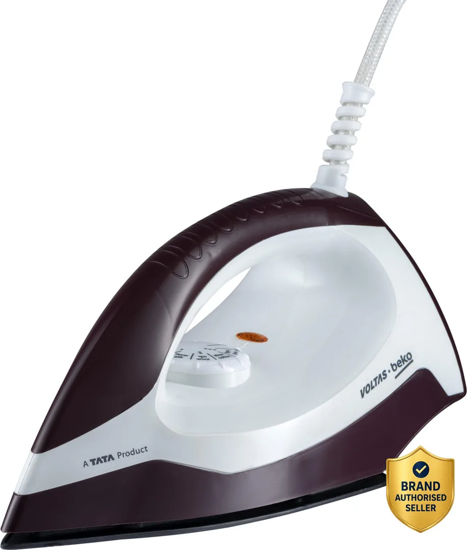 Voltas Beko by Tata I1000VD-BGWH 1000 W Dry Iron Burgundy & White