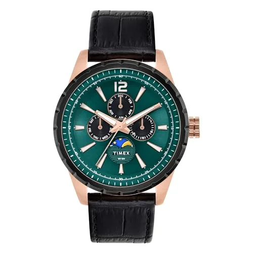 TIMEX Green Round Dial Analog Men's Watch - TWEG28500