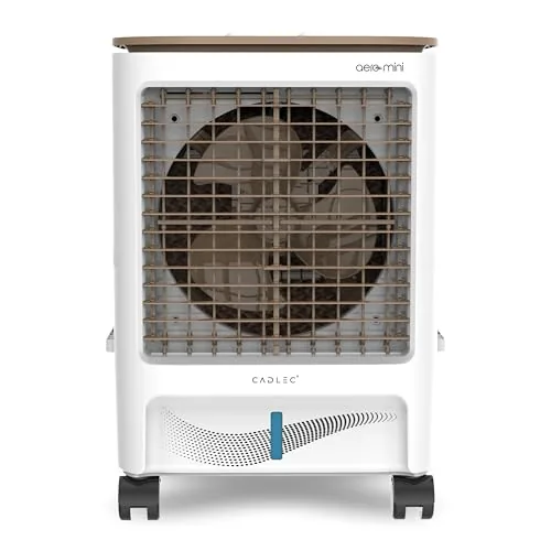 CADLEC AeroMini 20L Personal Air Cooler For Home, High Speed Fan with Powerful Air Throw, Inverter Compatible, Anti-Bacteria Honeycomb Pad, 3 Year Warranty | White