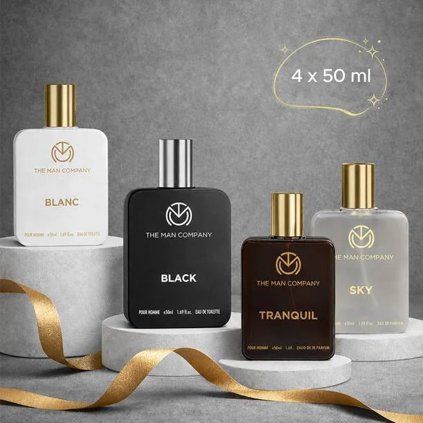 THE MAN COMPANY Perfume Gift Set - Timeless Fragrances | Luxury Long-Lasting Perfumes For Men Perfume  -  200 ml (For Men)