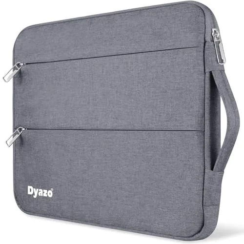 Dyazo Water Resistant Laptop Sleeve/Laptop case/laptop cover with Handle Compatible for 15 Inch to 15.6" Inches laptops & Notebooks - Grey