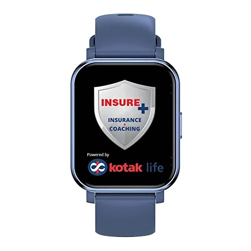 GOQii Insure+ 5 lakhs Health Insurance with Smart Vital Stream (Blue) and 3 Months Personal Coaching
