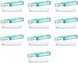 WIPROWipro 5 Watt LED tubelight Batten (Color-White/6500K,Size: 1 feet)- Pack of 10 5 W 27.5 cm Tube Light (White, Pack of 10)