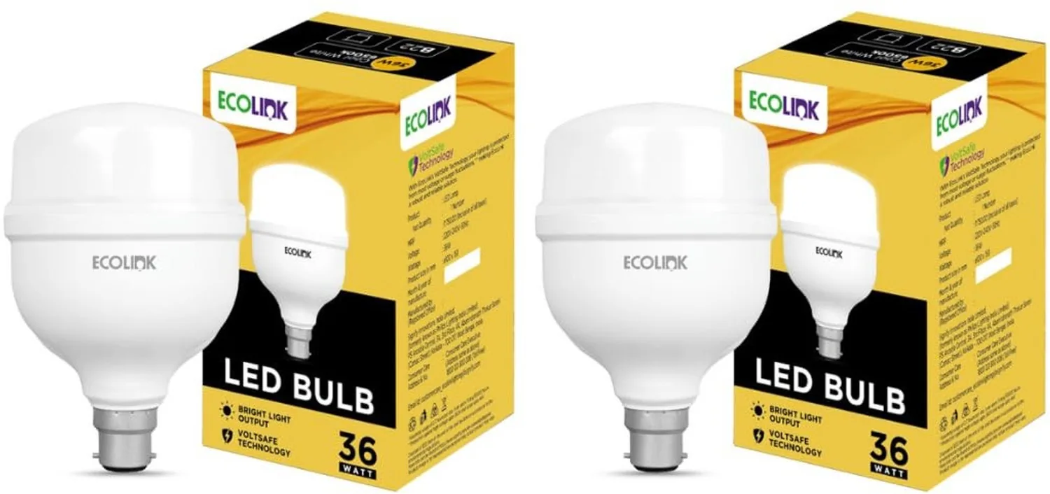 EcoLink 36 W Eye Safety Compliance Standard B22 LED Bulb
