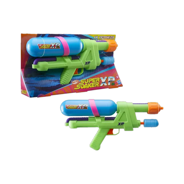 Nerf SuperSoaker XP55 Water Blaster, Air Pressurized System, Branded Holi Pichkari Water Gun (Multicolor)