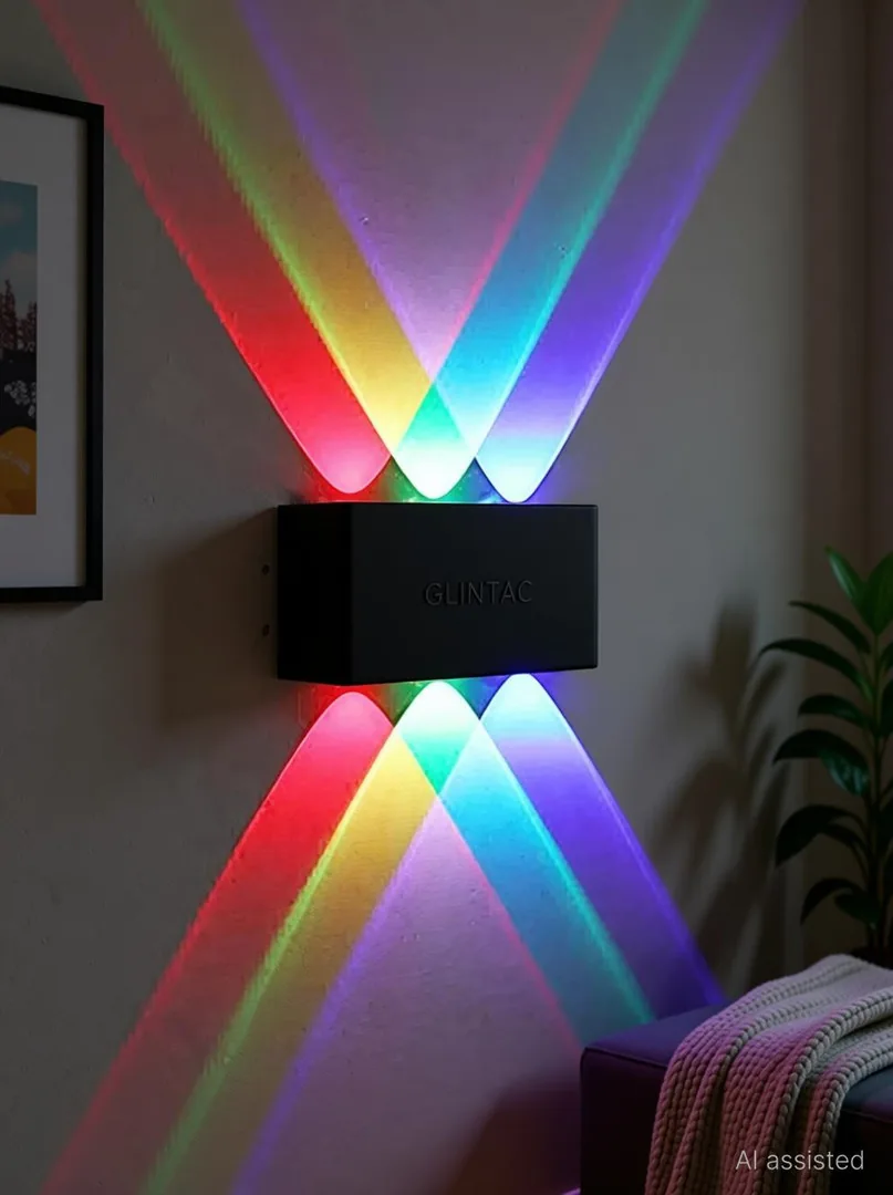 GLINTAC Swing Arm Wall Light Wall Lamp With Bulb