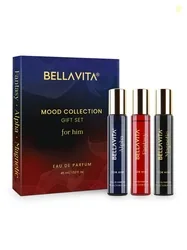 Bella Vita Organic Men Mood Collection Set Of 3 Long Lasting Perfumes - 15 ml Each (25-50 ML) by Myntra