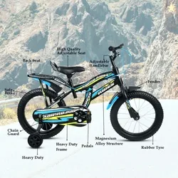 xaipro rides 16T MAGNITE CARRIER M RIM SKYBLUE CYCLE FOR 4 TO 6 YEARS KIDS 16 T (inch) BMX Cycle Single Speed, Blue, Rigid