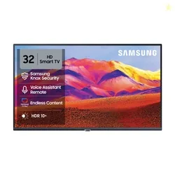 Samsung 80 cm (32 inch) HD Ready LED Smart Tizen TV 2026 Edition with Voice Assistance Remote Control 150+ Free Channels HDR 10+ Support PurColor Samsung Knox Security Object Tracking Sound Lite Adaptive Sound Q-Symphony (UA32H4600FUXXL)