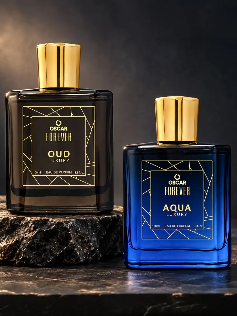 OSCAR Forever Luxury Aqua & Oud Premium Perfume Combo, Strong & Long Lasting Fragrance Eau de Parfum  -  200 ml (For Men & Women)