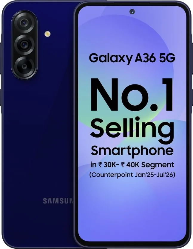 Samsung Galaxy A36 5G (Dark Blue, 128 GB) (8 GB RAM)