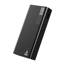 boAt 20000 mAh 22.5 W Slim Power Bank Carbon Black, Lithium Polymer, Fast Charging, Quick Charge 3.0, Power Delivery 3.0 for Laptop, Mobile, Speaker,