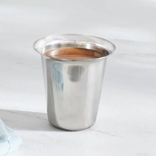 Home Centre Midas Bone China Printed Cup and Saucer - 150ml