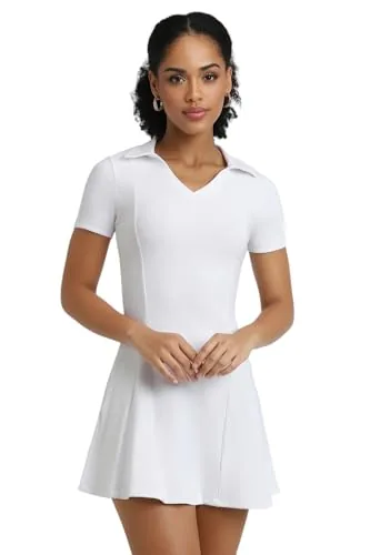 Forever 21 Women's Cotton Blend Modern Mini Dress (FWS24CDRF014801_White