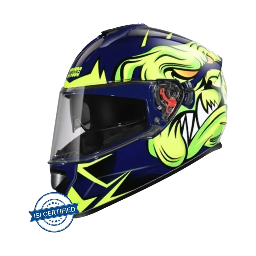 STUDDS DRIFTER-D1 Motorbike Helmet (BLUE N5)