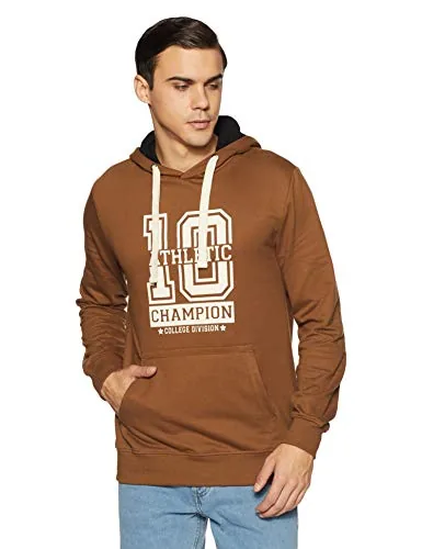 Amazon Brand - Symbol Men's Sweatshirt (AW18MNSSW39C_Bronze Brown_S)
