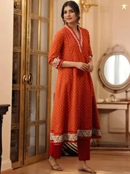 Women Viscose Rayon Kurta Pant Set