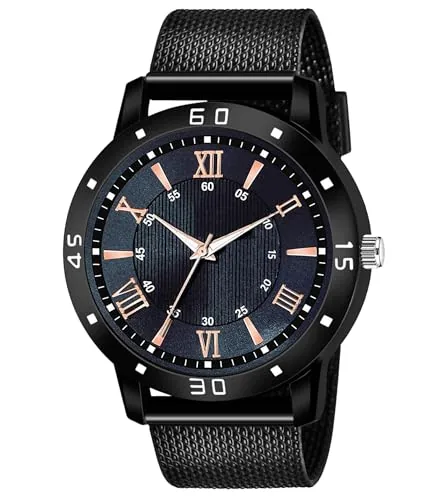 Stylish Analog Wrist Watch Featuring Round Dial Adjustable Strap Classic Design and Easy to Read Time Display