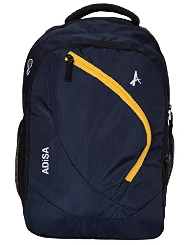ADISA Laptop Backpack for Men and Boys - College Bag with Padded Laptop Compartment upto 15.6 inch for Office, Travel, School - Casual Laptop Bag Pack